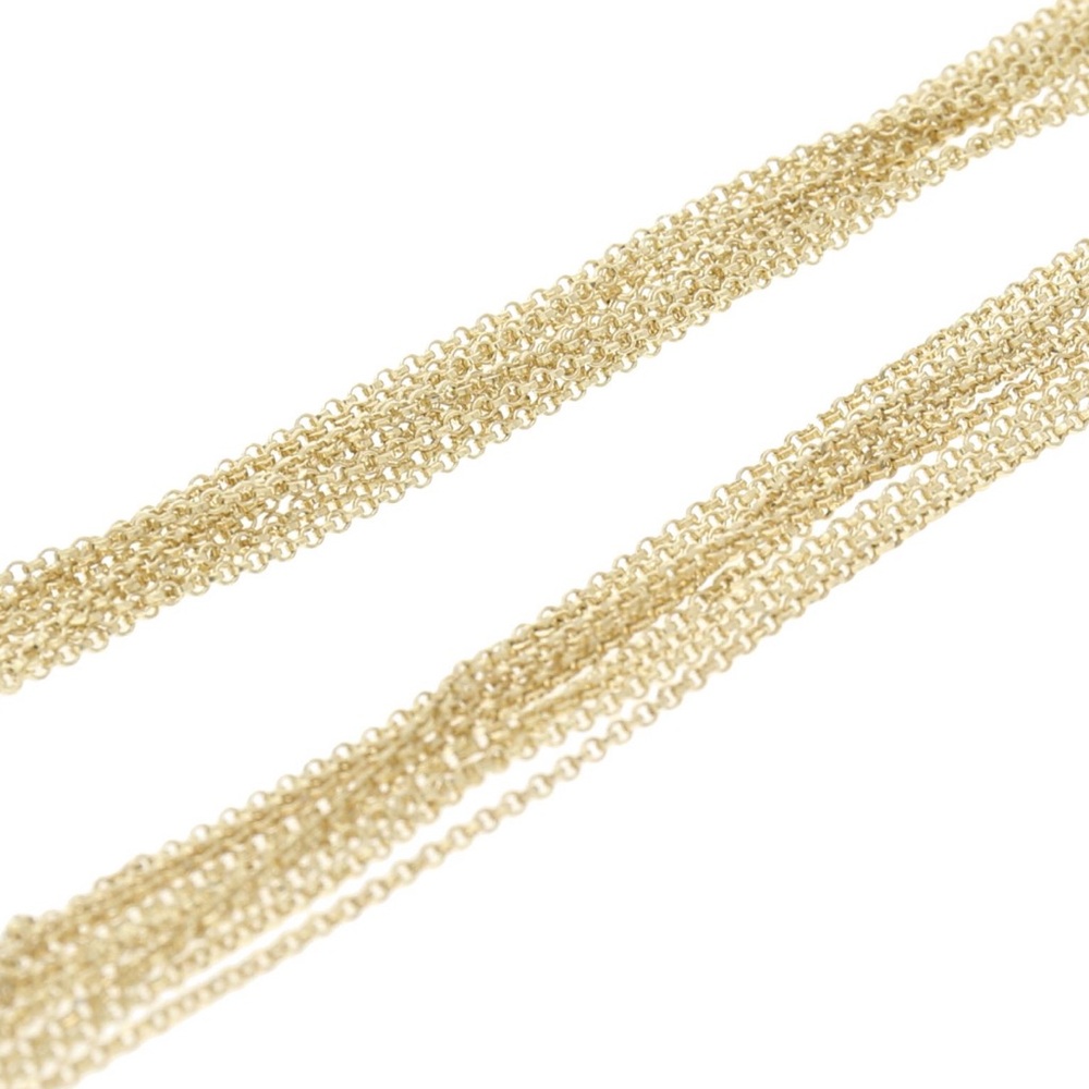 APM Monaco Gold Cascading Necklace (rare find!) - Picture 3 of 5